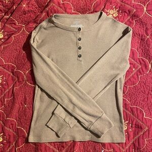 Women's brown long sleeve